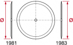 Coulter 1981 for planters with simple blade or double blade